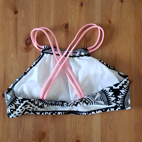 Xhilaration Halter Bikini Swim Tribal Top - Picture 2 of 4